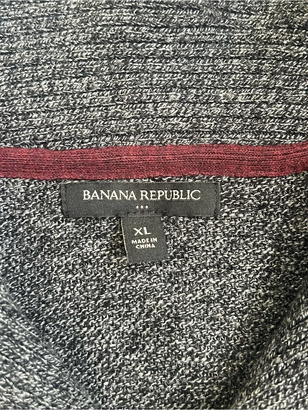 Banana Republic Men's Shawl Collar Turtleneck Sweater, XL